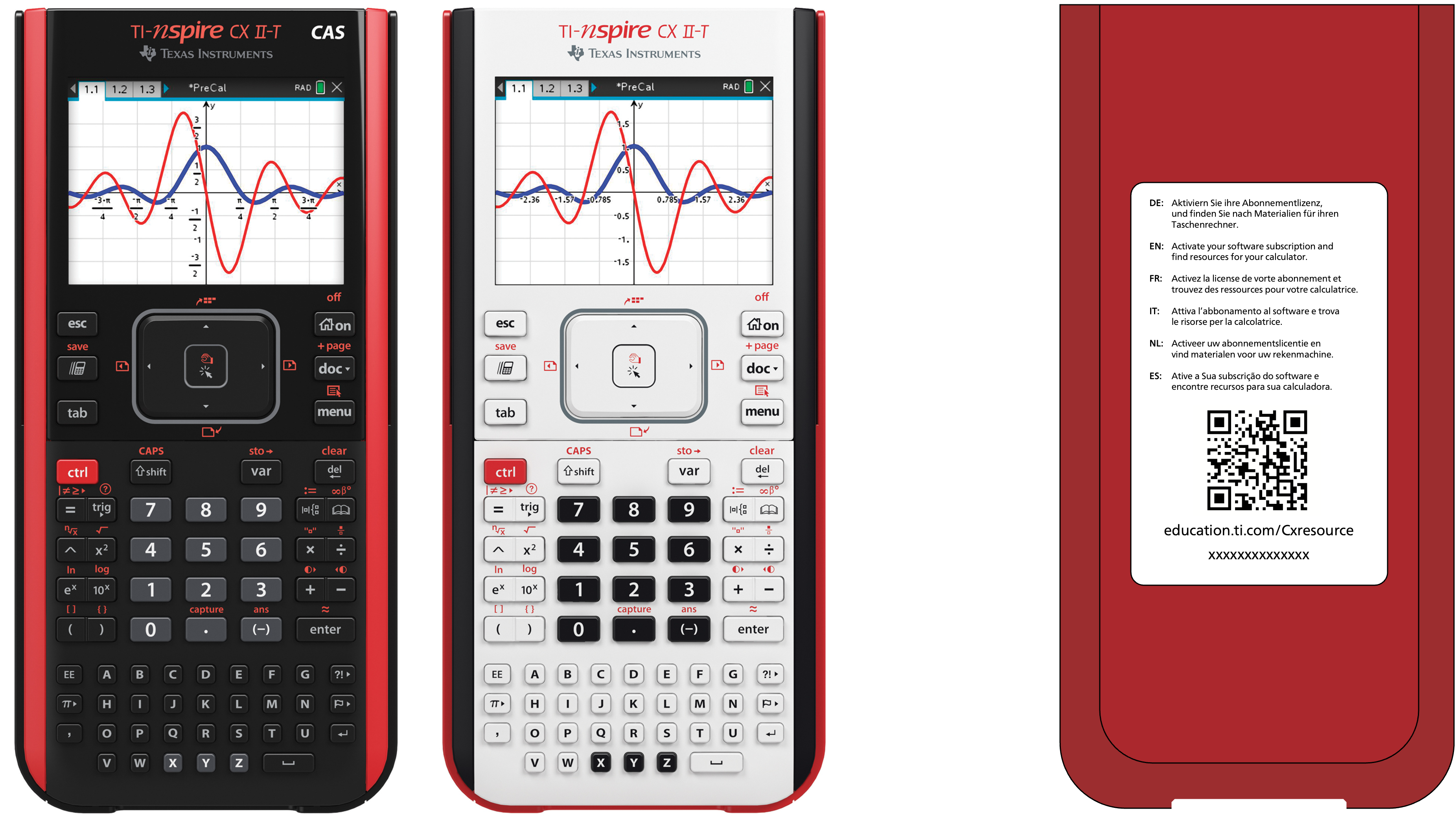 TI nspire silde cover info